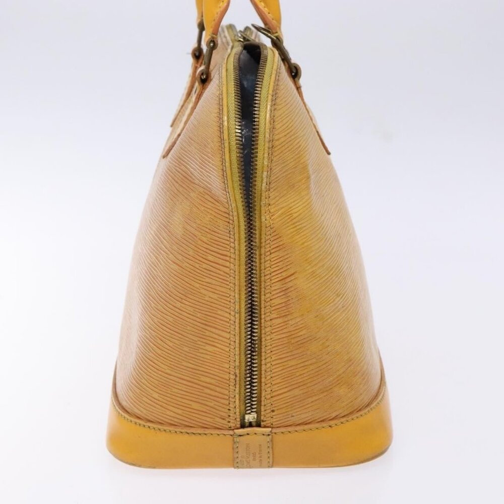 LOUIS VUITTON Epi Alma Hand Bag Yellow M52149 LV Auth BA5218 - Picture 4 of 16